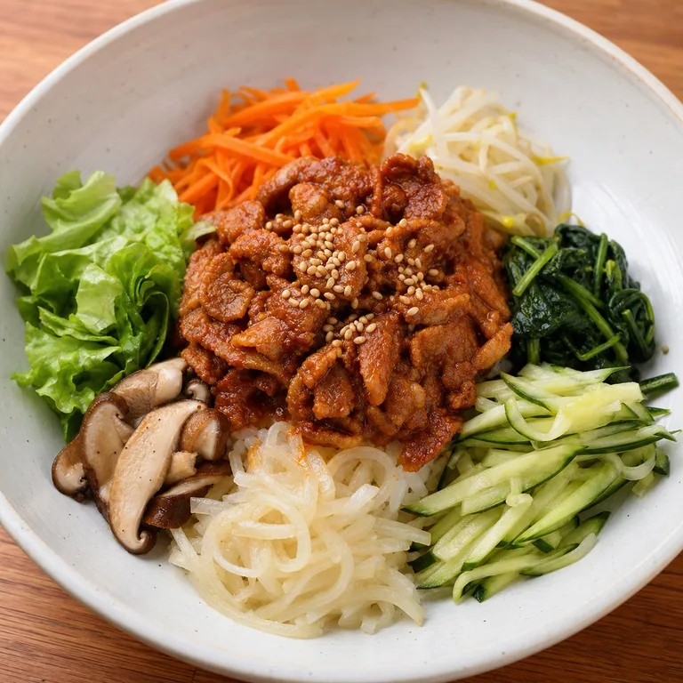 돼지고기양념장비빔밥