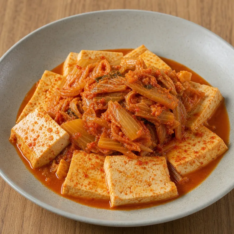 묵은지두부