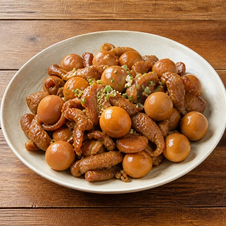 고기메추리알