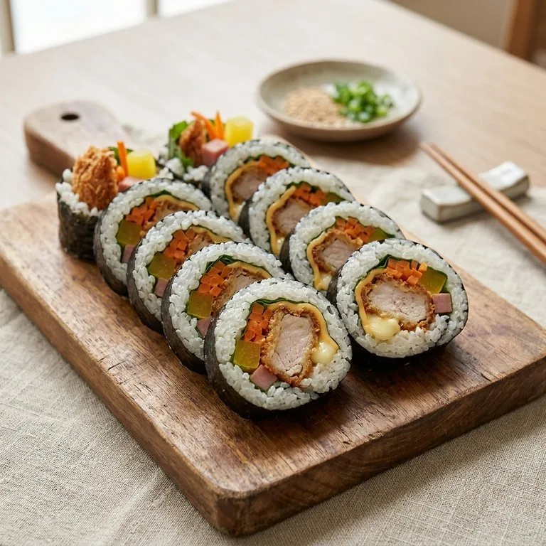돈가스치즈김밥
