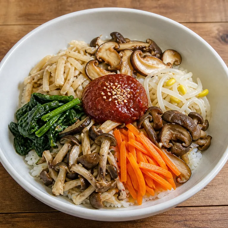 버섯비빔밥