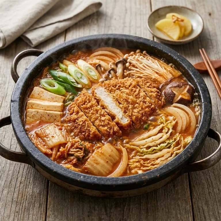 돈까스김치나베