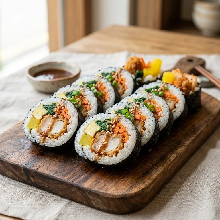 돈까스롤김밥