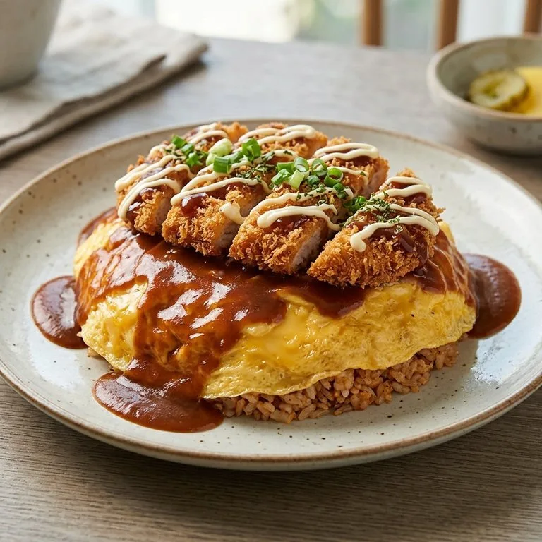 トンカツオムライス
