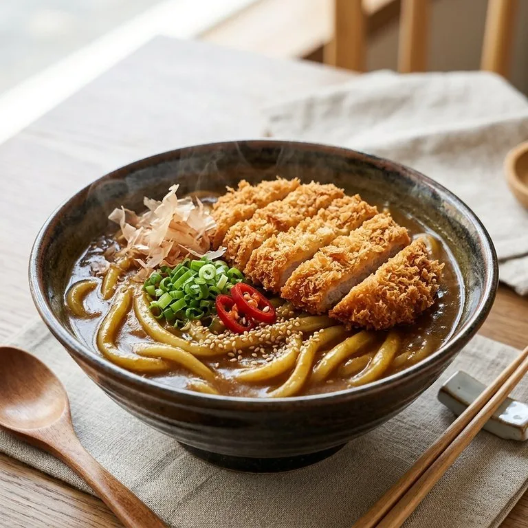 トンカツカレーうどん