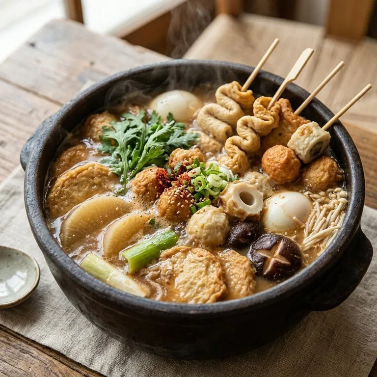 豚骨盛り合わせおでん湯