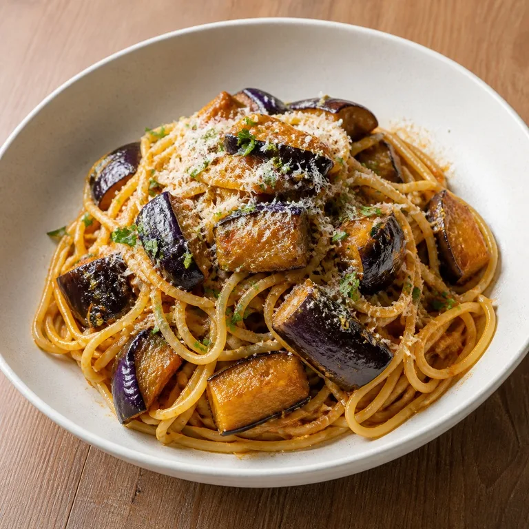 なすパスタ