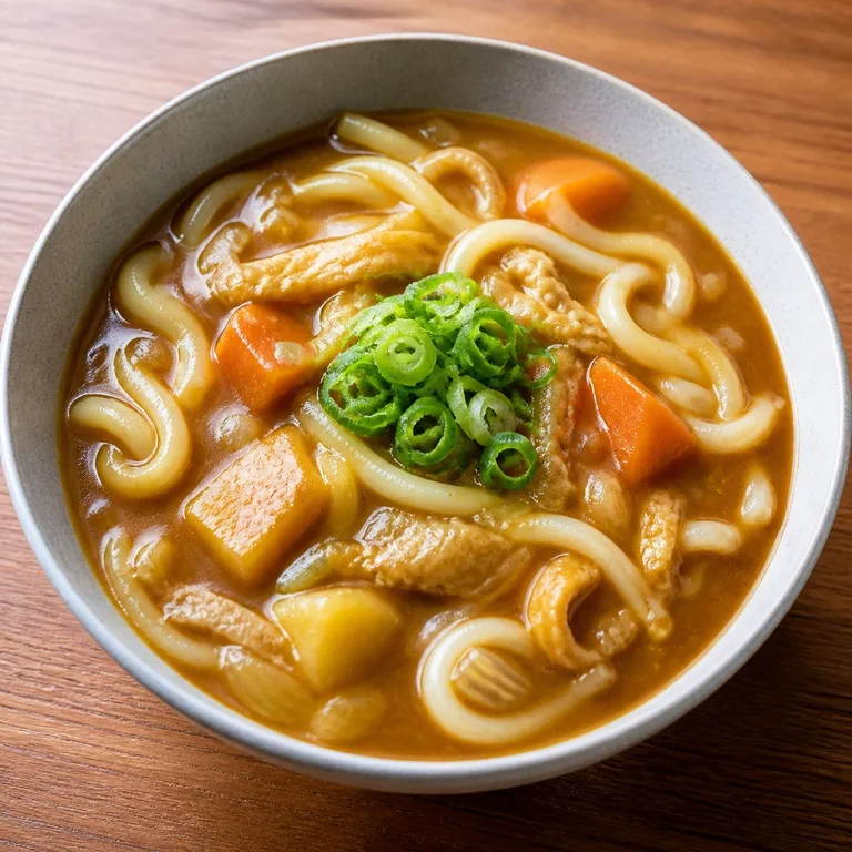 簡単なカレーうどん