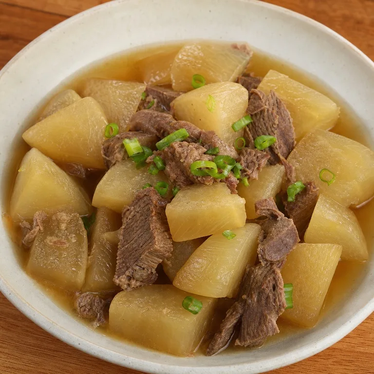 簡単な牛肉大根