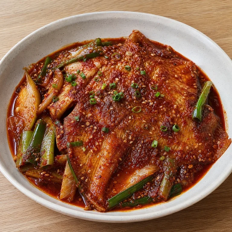 간재미조림