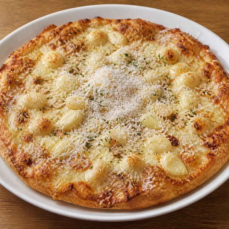 ガーリックスノーイングピザ