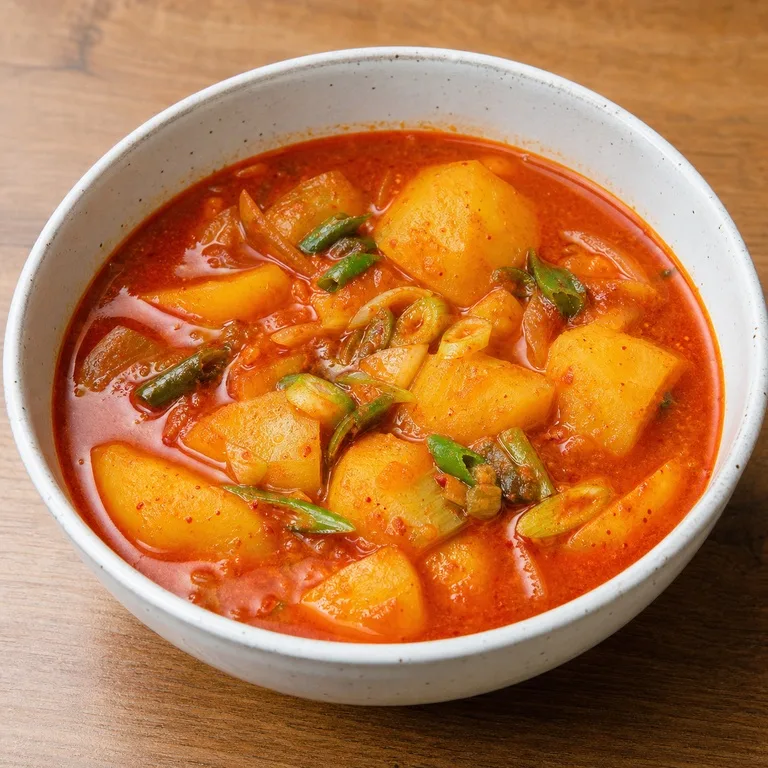 감자고추장찌개