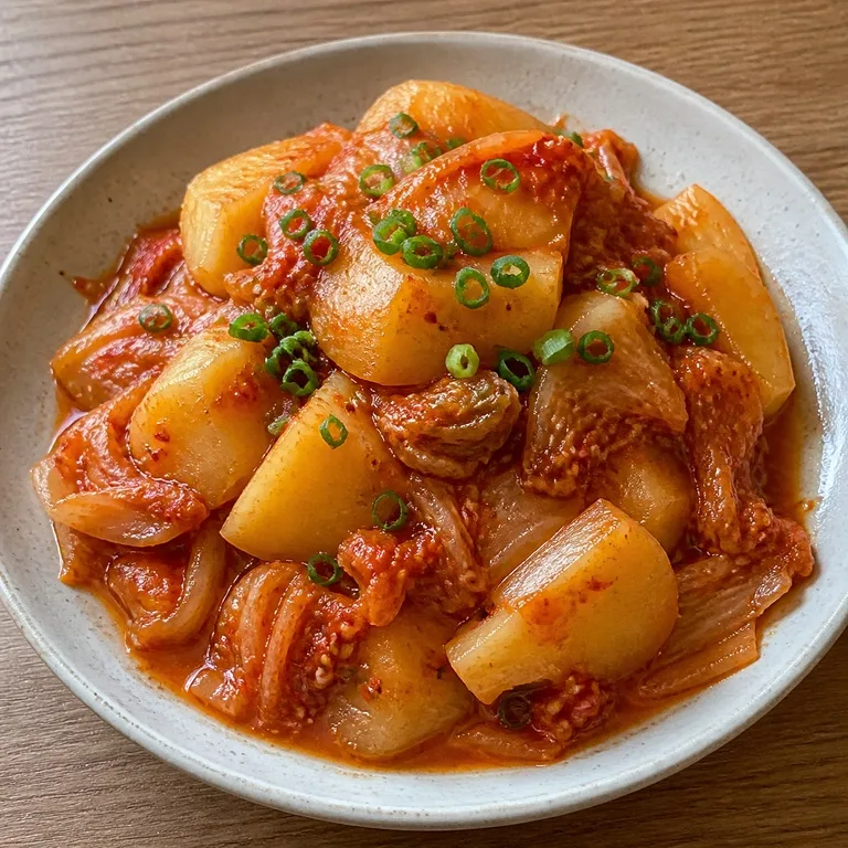 감자묵은지