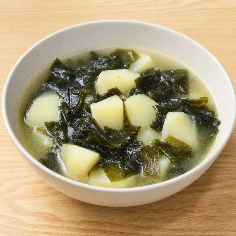 감자미역국