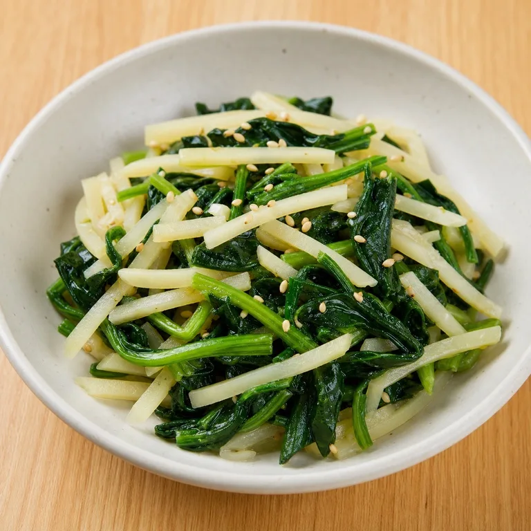감자채시금치