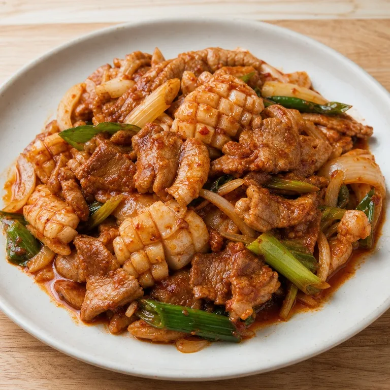 갑오징어돼지고기