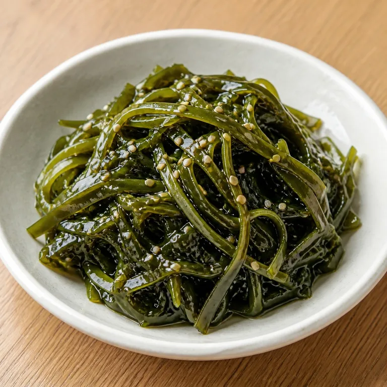 干しわかめ酢の物