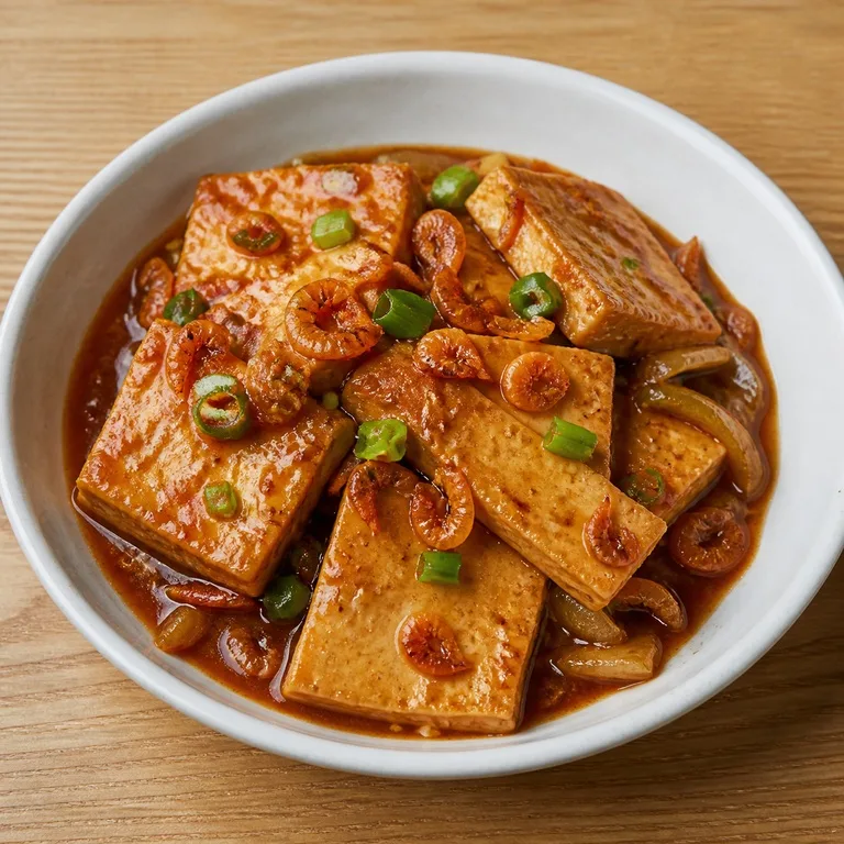 干しエビ豆腐煮弁当おかず