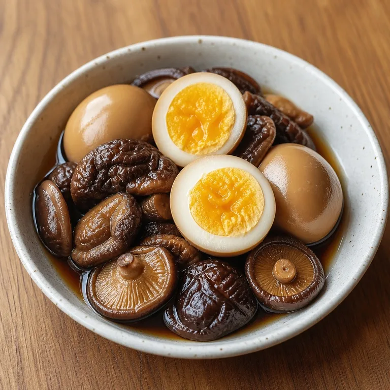 건표고버섯계란장