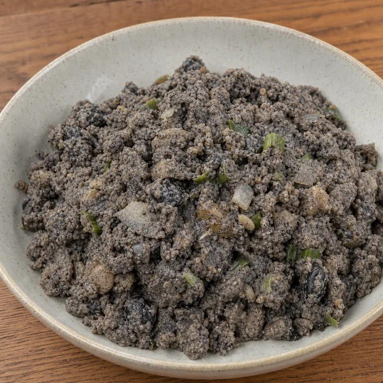 검은콩비지