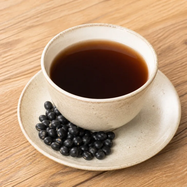 검은콩차