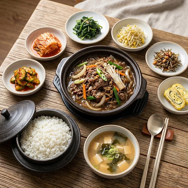 เซตพุลโกกิหม้อดินและข้าวอบหม้อหิน