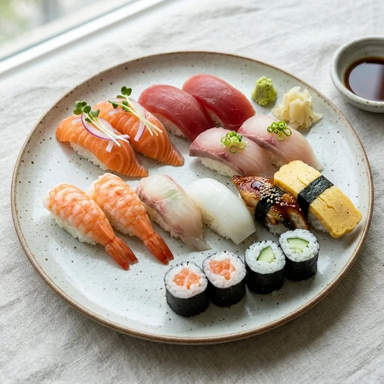 ซูชิมื้อกลางวัน
