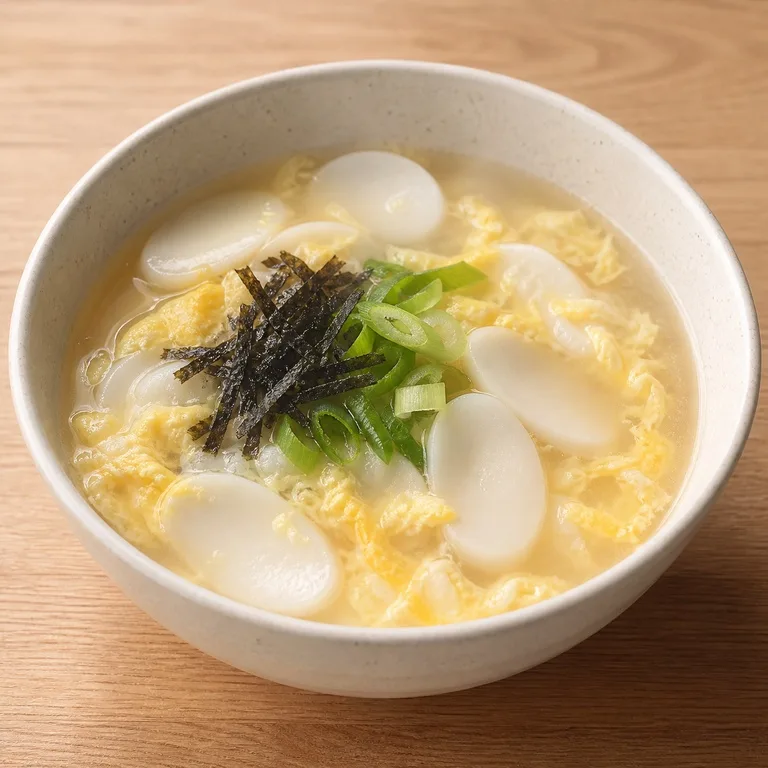 계란떡국