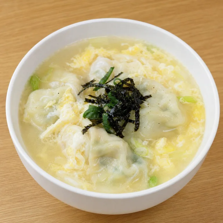 계란만두국