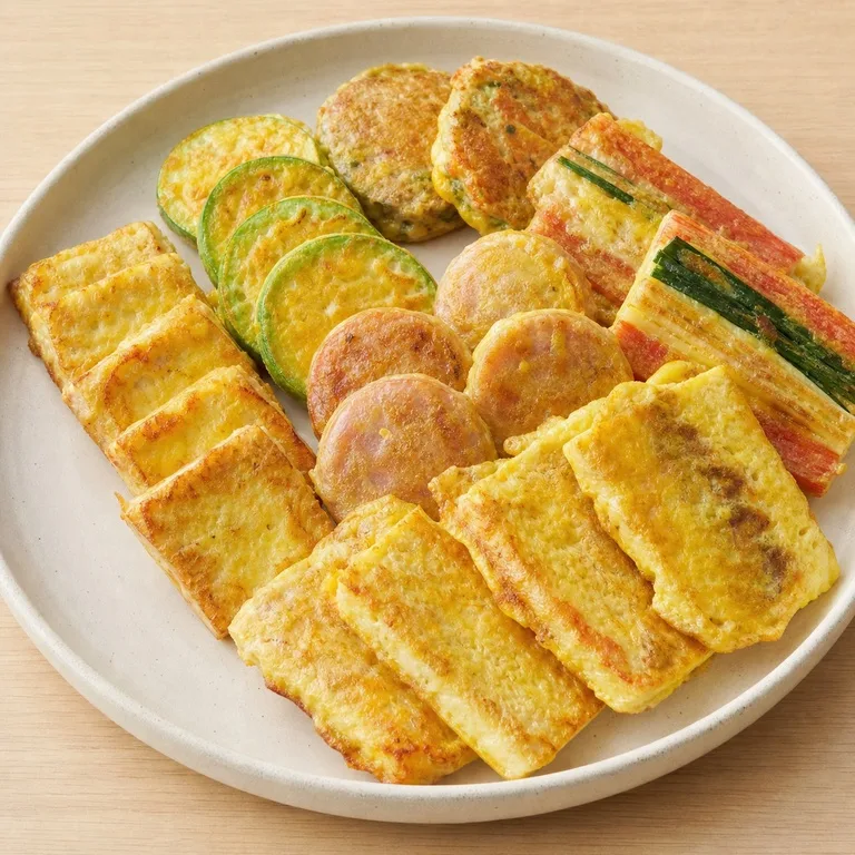 계란모듬부침