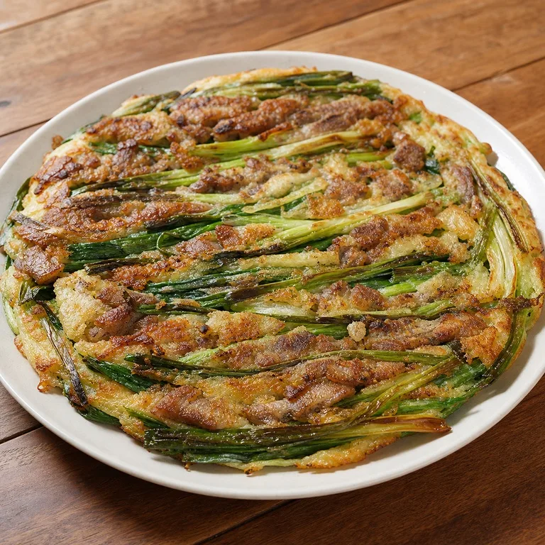 肉ねぎチヂミ