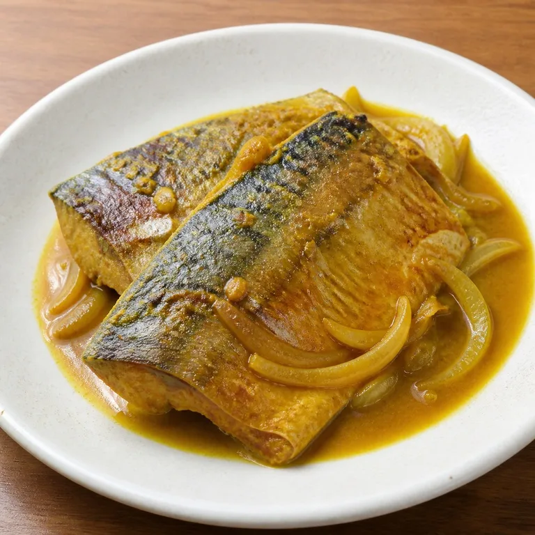 サバカレー焼き