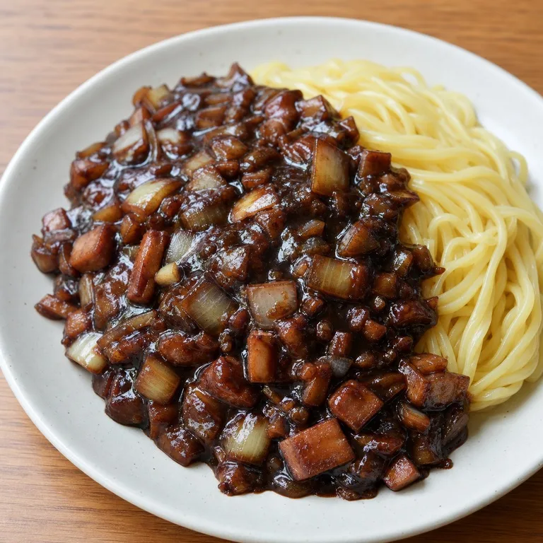 고체짜장