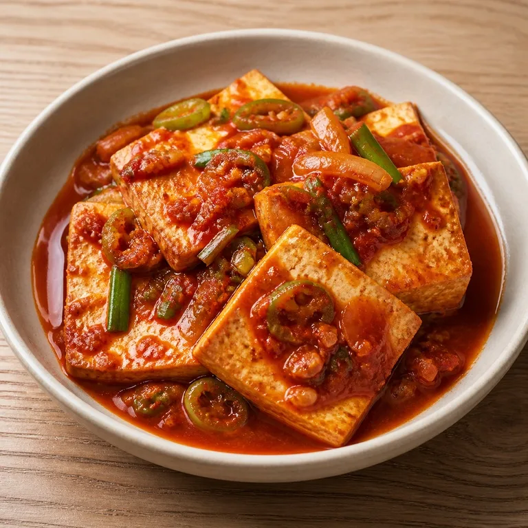 고추장두부조림