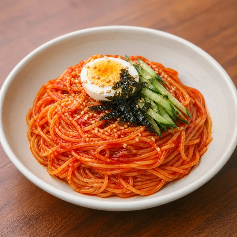 고추장비빔국수