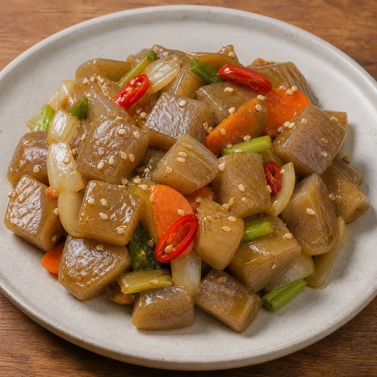 곤약야채조림
