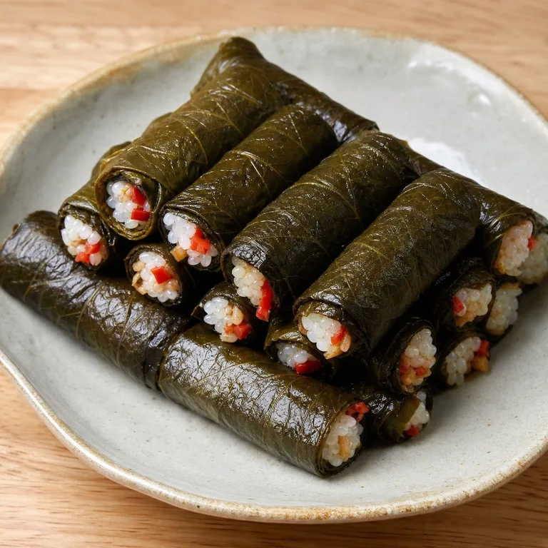 곰취장아찌롤