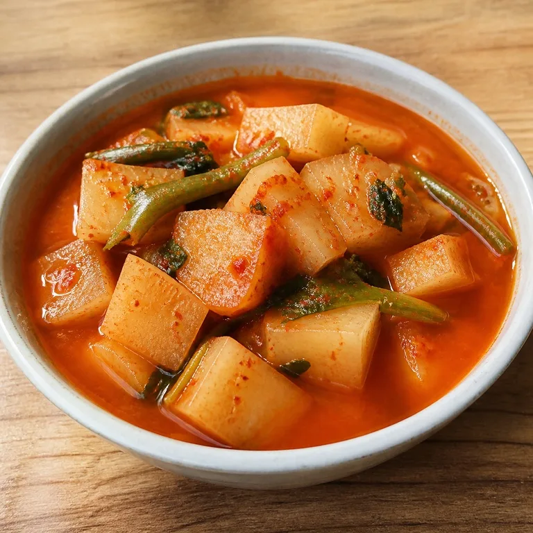 국물깍두기