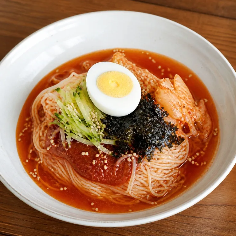 국물비빔국수