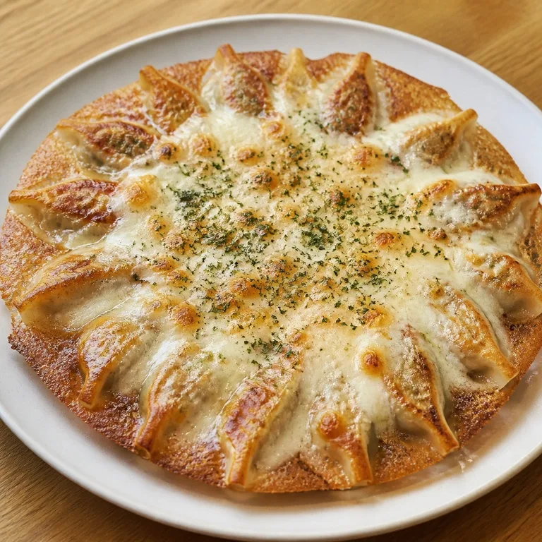 焼き餃子ピザ
