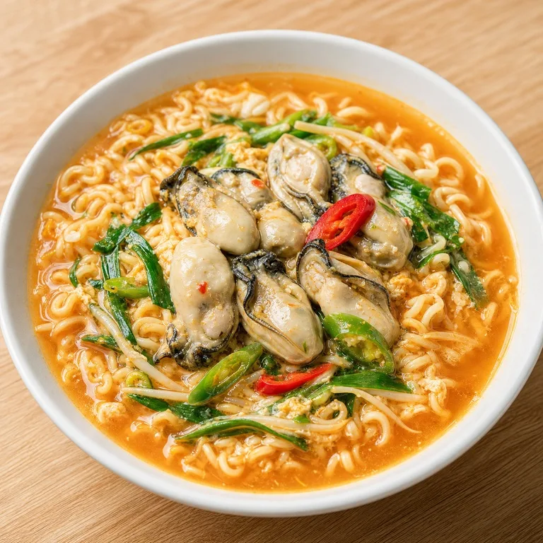 牡蠣ラーメン