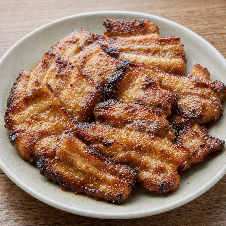 オイスターソース炭火三枚肉