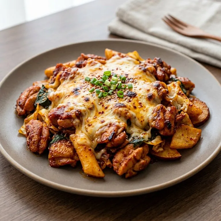 Dakgalbi Api Keju Pedas