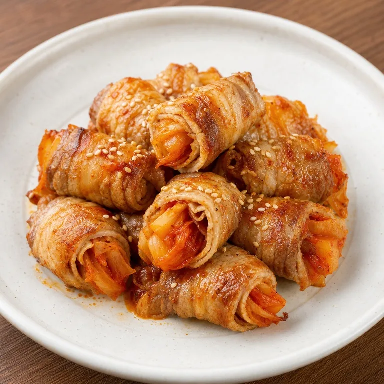 김치고기롤