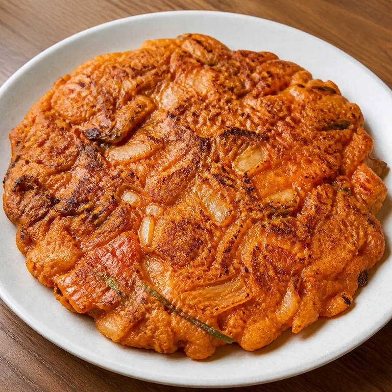 김치고기부침개