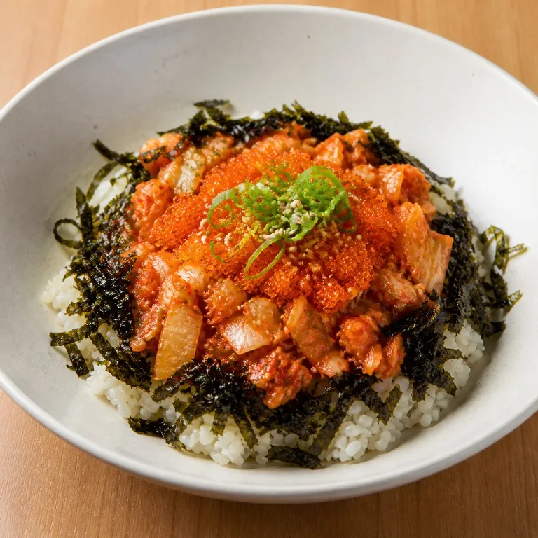 김치날치알밥