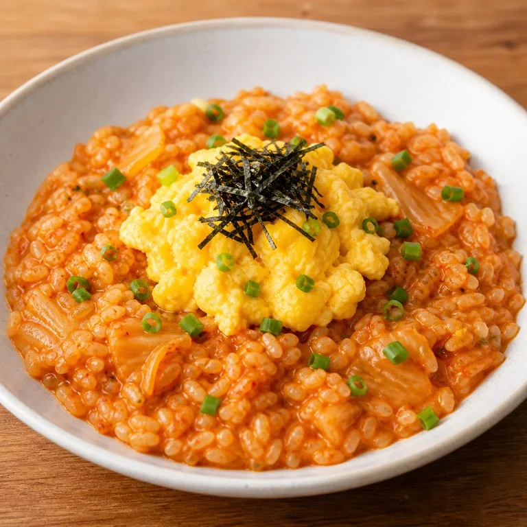 김치달걀리조또