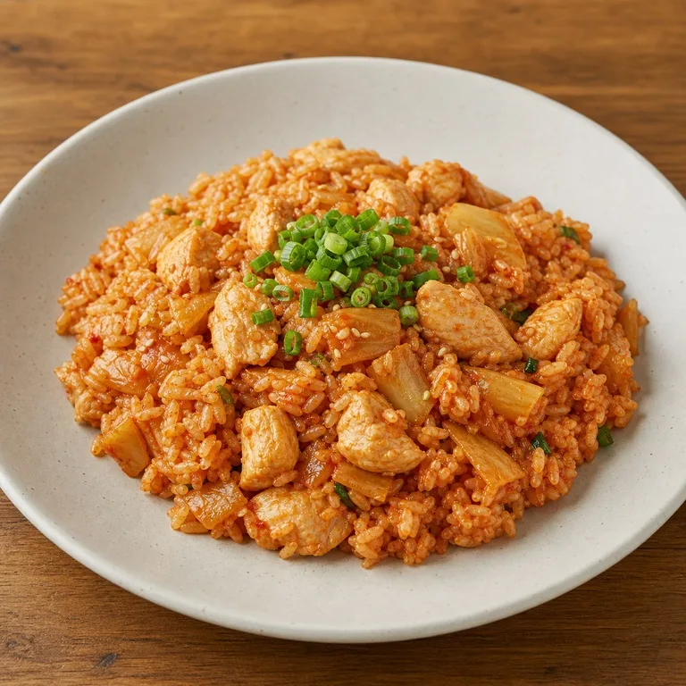 김치닭가슴살볶음밥