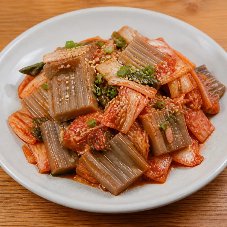 김치도토리묵