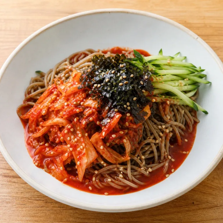 김치도토리비빔국수